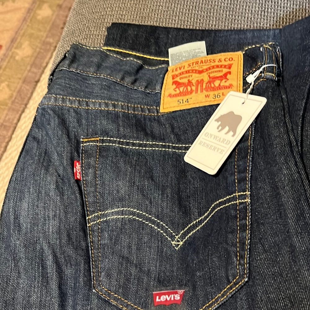 Levi's vintage onward Reserve 36 x 32  NWT 514